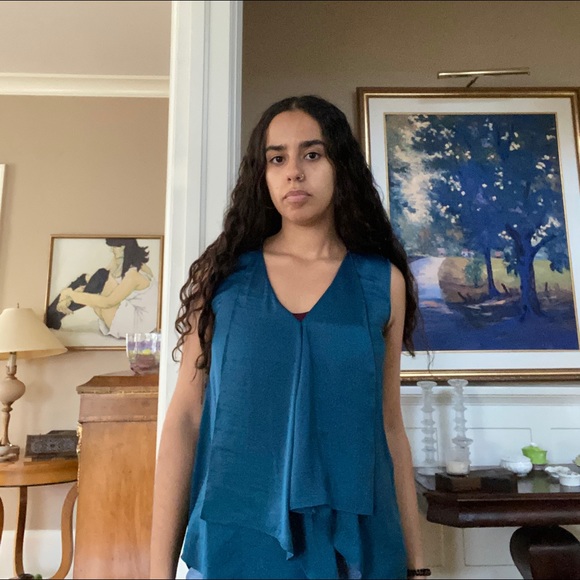 BCBG Maxazria - Uneven Billowing Blouse - Picture 3 of 5